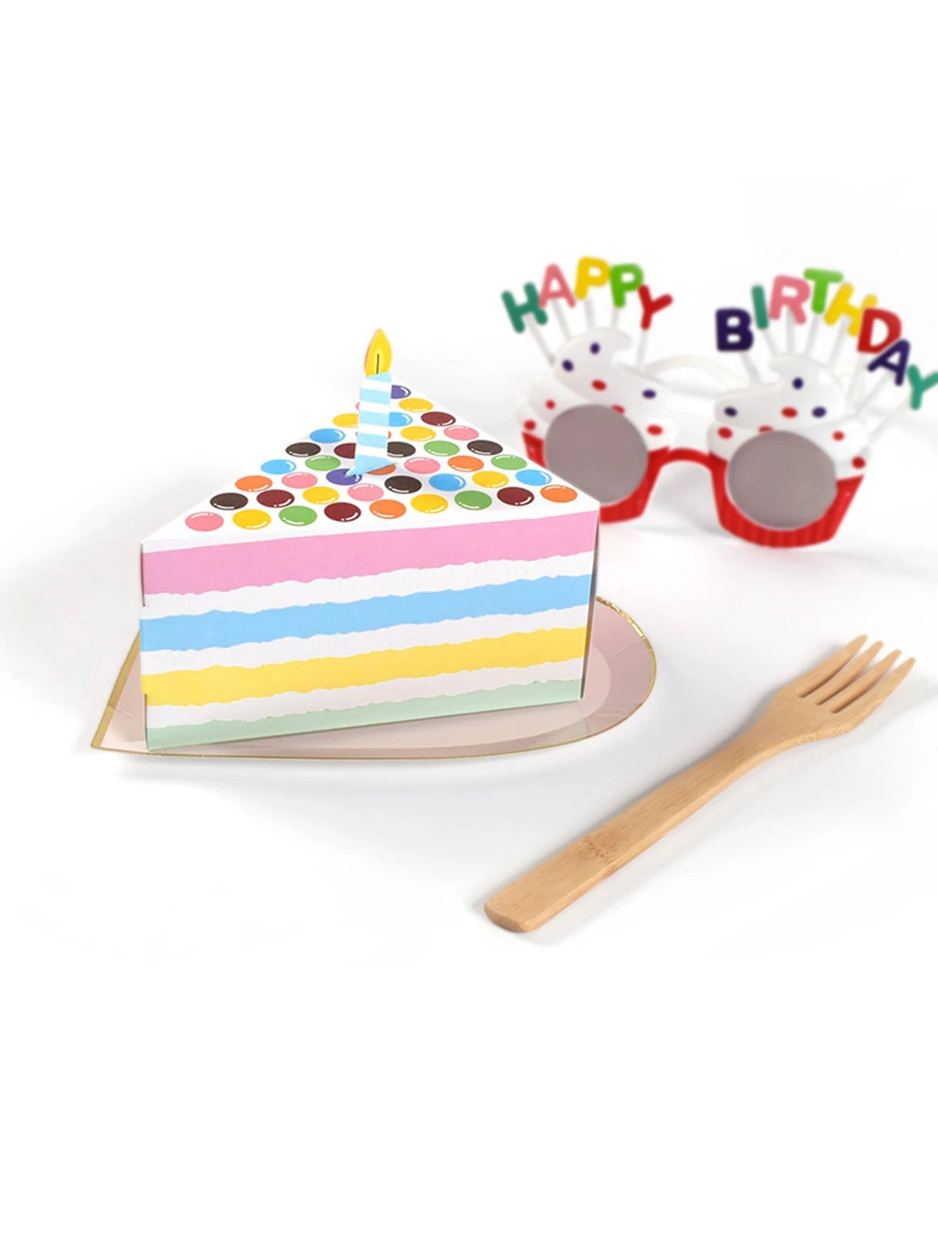 Caja Creativa en Forma de Pastel – Pack de 10 🎂✨