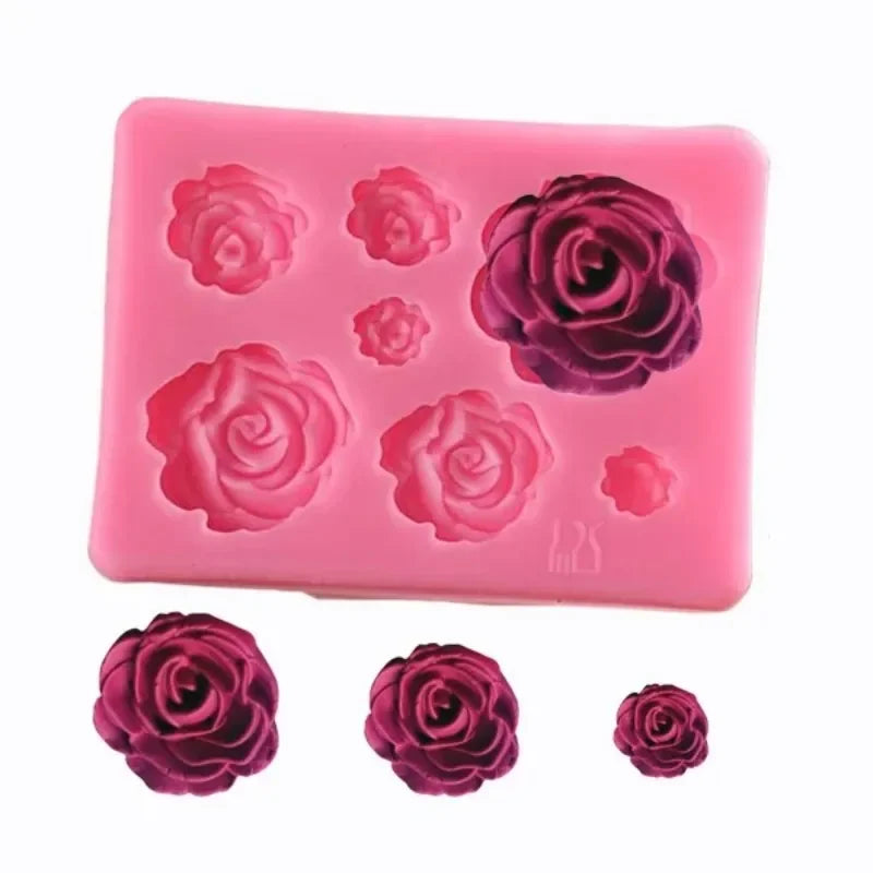 Molde de Silicona Flor Peonía - Jabones Artesanales