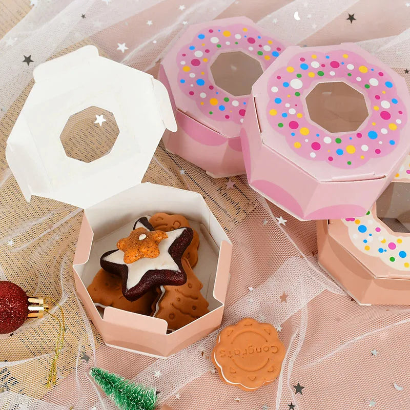 Set de 10 Cajas Temáticas de Donuts