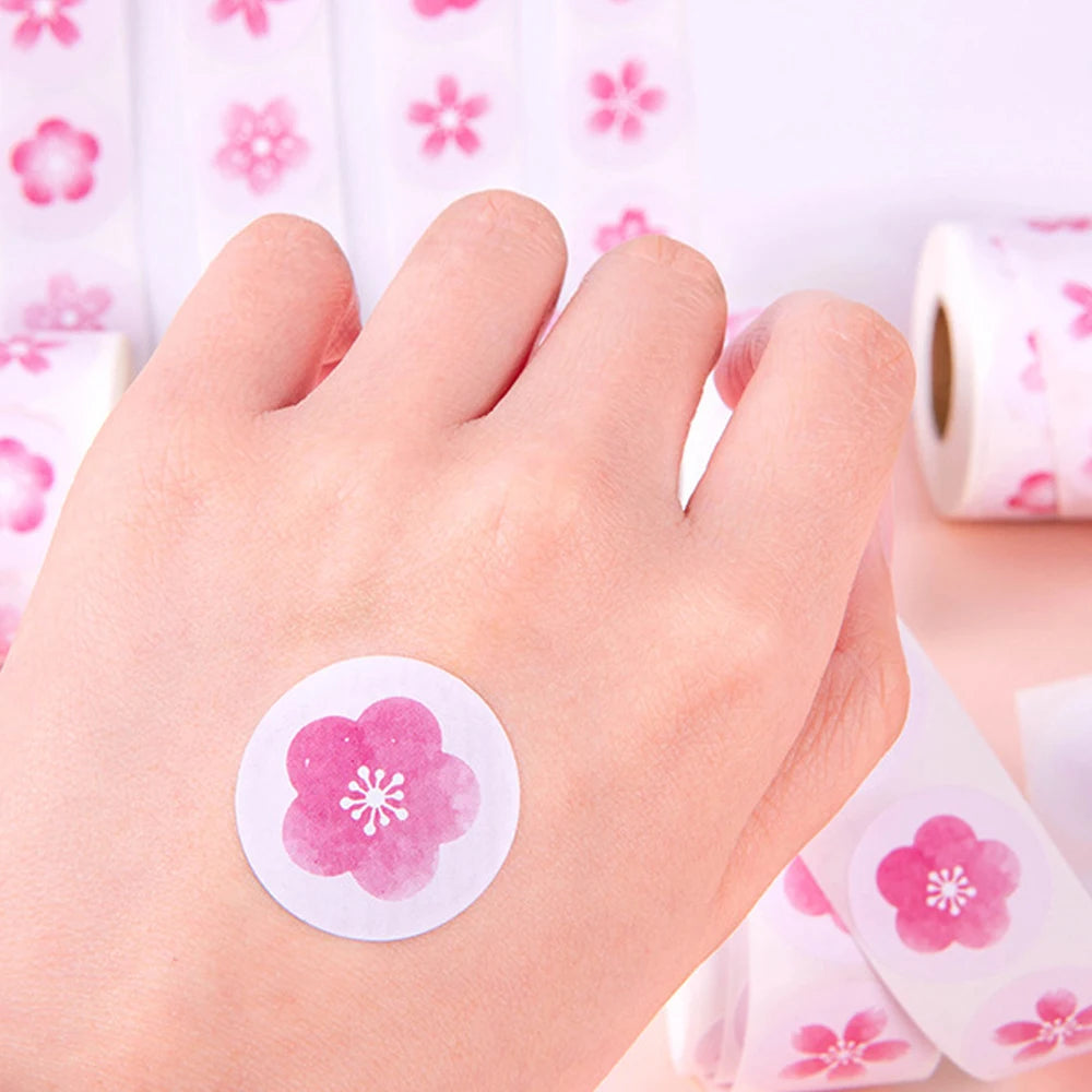 500 Stickers de Flor de Cerezo Sakura 🌸