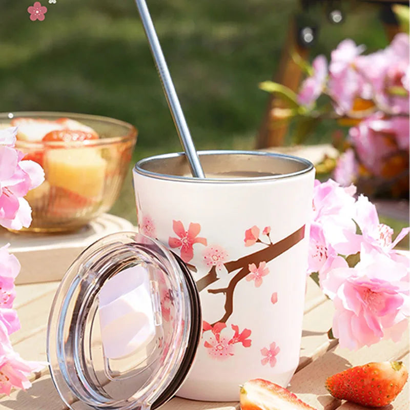 Termo Sakura en Acero Inoxidable 🌸☕