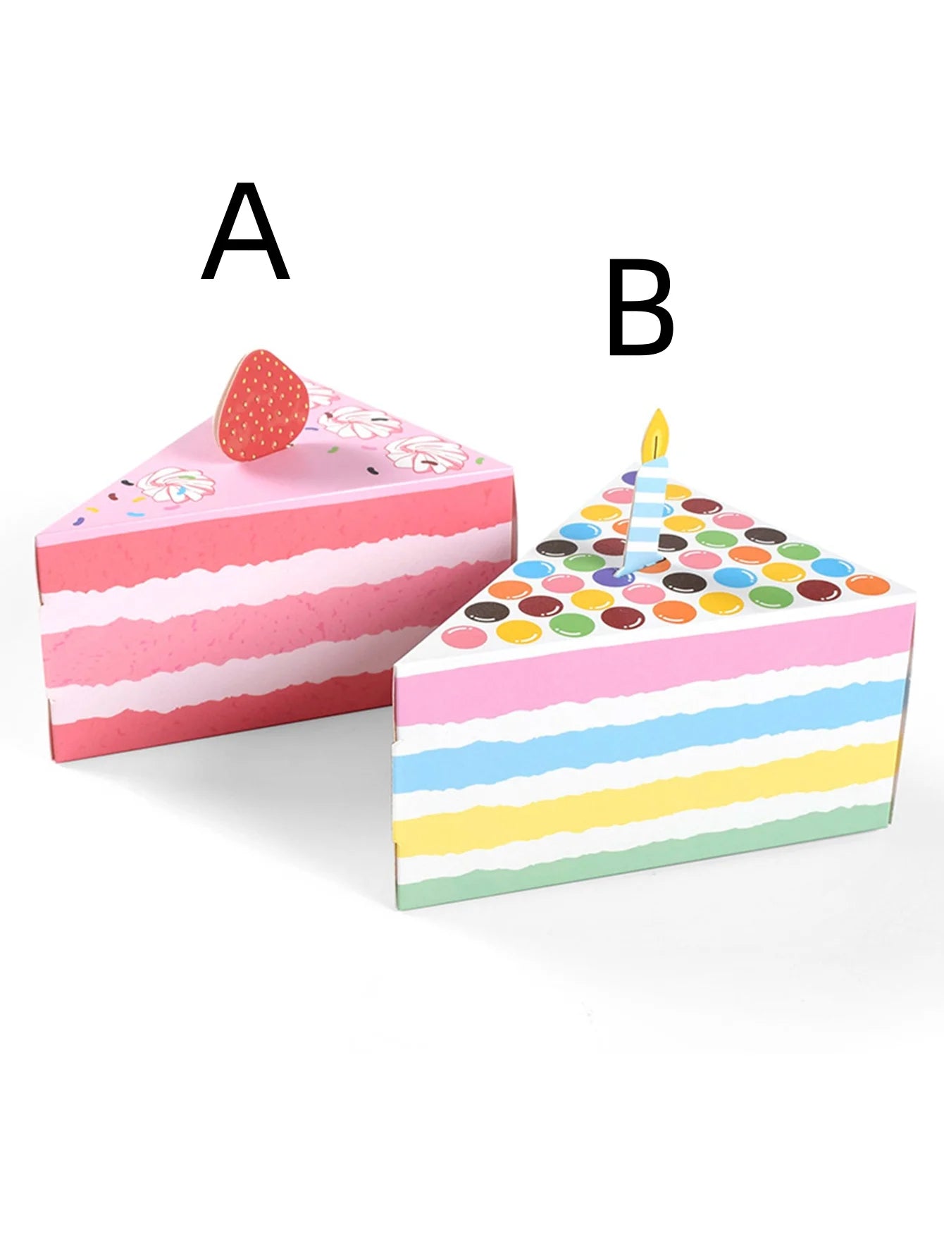Caja Creativa en Forma de Pastel – Pack de 10 🎂✨