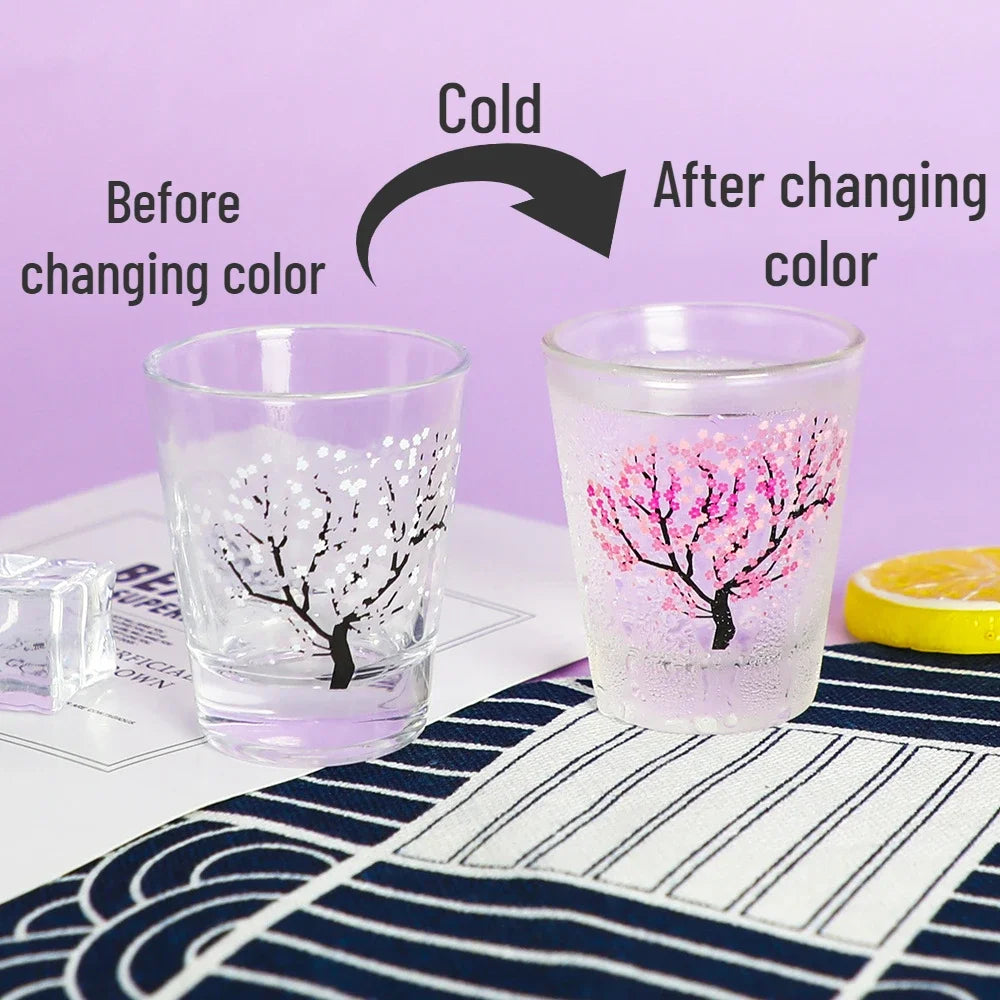 Set de 4 Vasos Shot Sakura cambian de color –  🌸 🥃