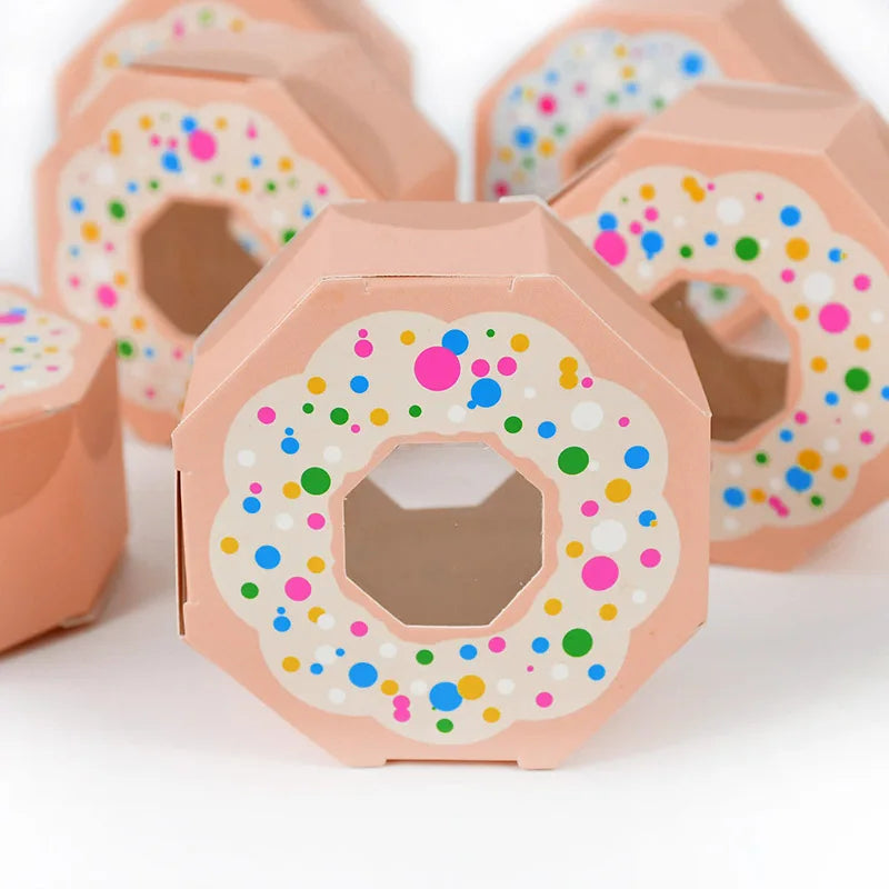 Set de 10 Cajas Temáticas de Donuts