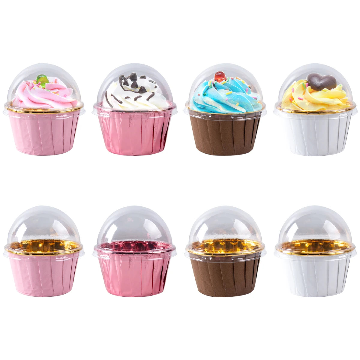 🧁✨ Set de 25/50 Moldes para Cupcakes
