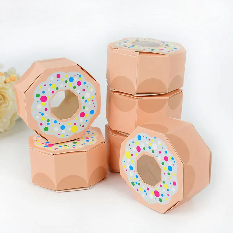 Set de 10 Cajas Temáticas de Donuts