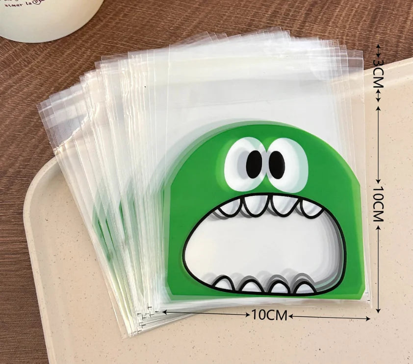 50pcs Bolsas Autoadhesivas para Dulces y Snacks (10x10cm) 🍭🍬