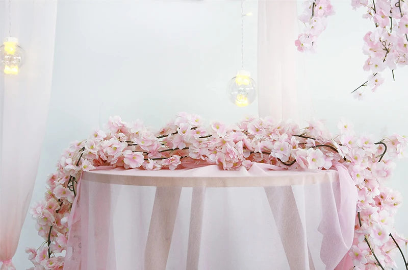Set de flores de cerezo de 180 cm (8 unidades)