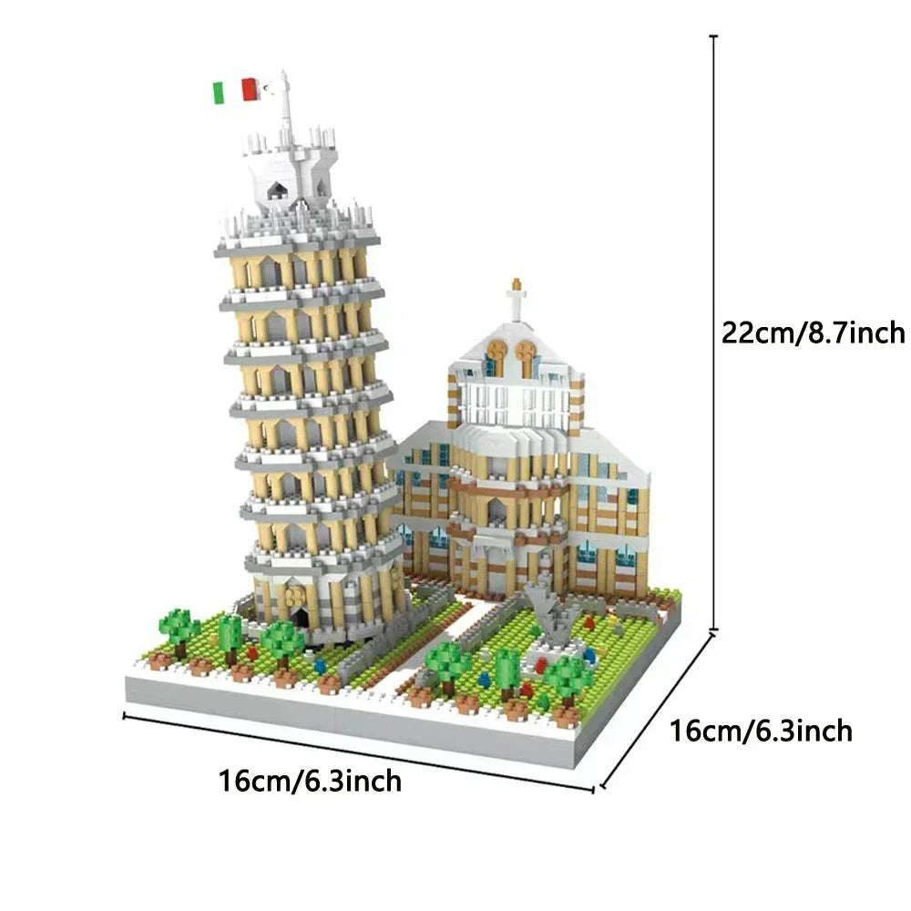 Mini Bloques de Construcción de la Torre Eiffel y escenarios de Francia 🏗️
