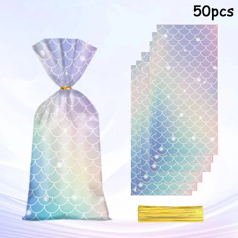 Set de 50 Bolsas Temáticas de Sirena