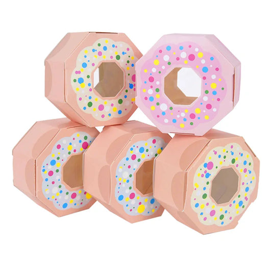 Set de 10 Cajas Temáticas de Donuts