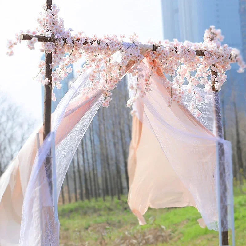 Set de flores de cerezo de 180 cm (8 unidades)