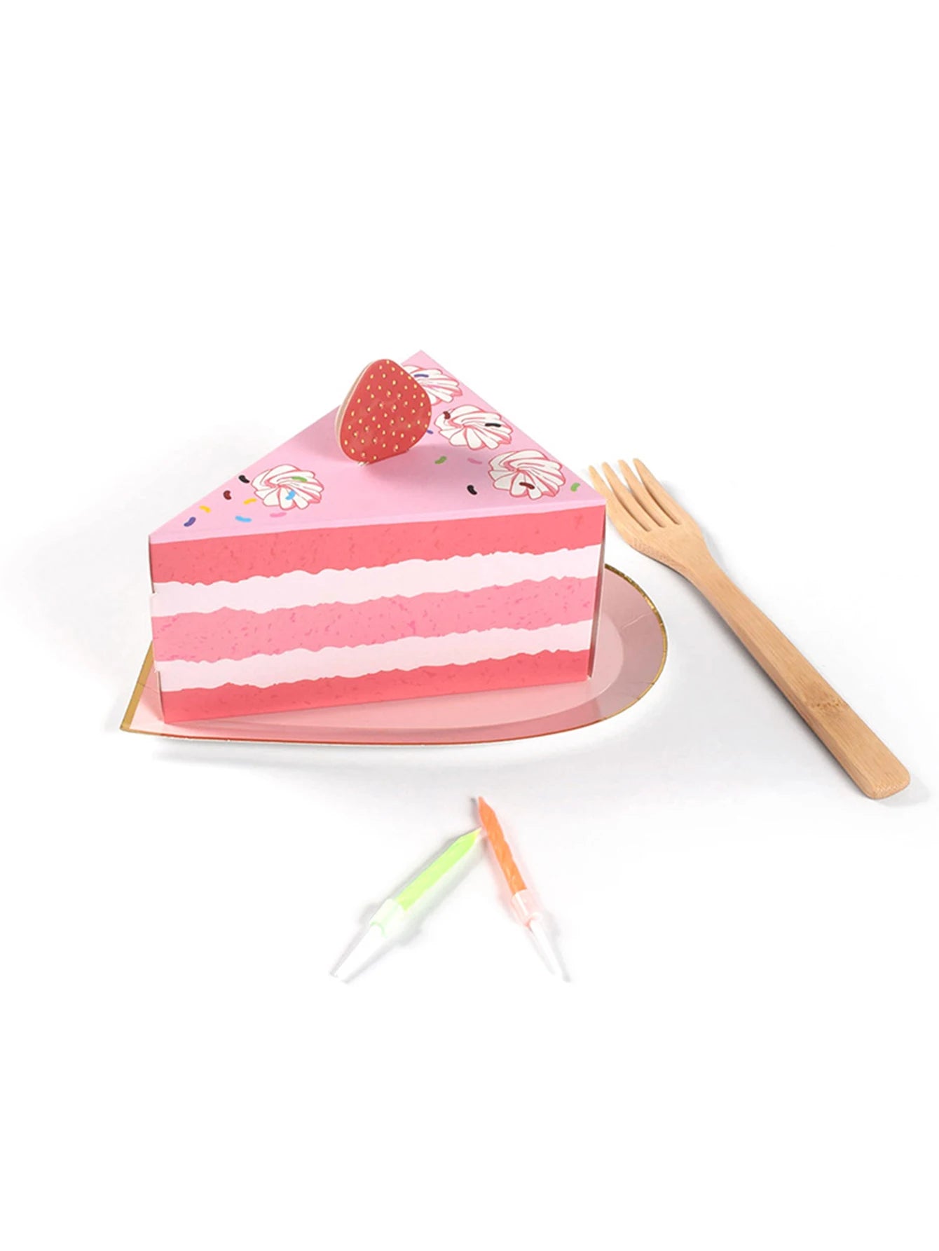 Caja Creativa en Forma de Pastel – Pack de 10 🎂✨