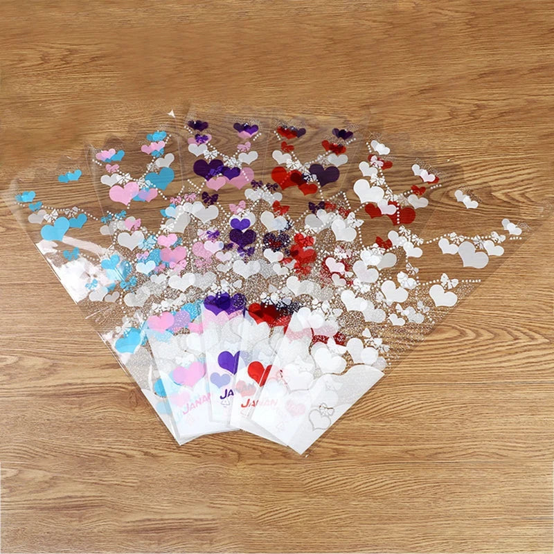 100pcs Fundas Plásticas Transparentes para Ramo de Flores🌹✨