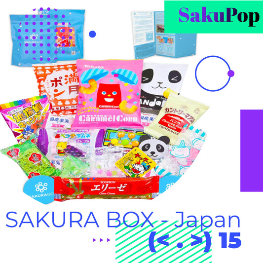 Caja Tematica Snacks "Sakura Box Japan x15"