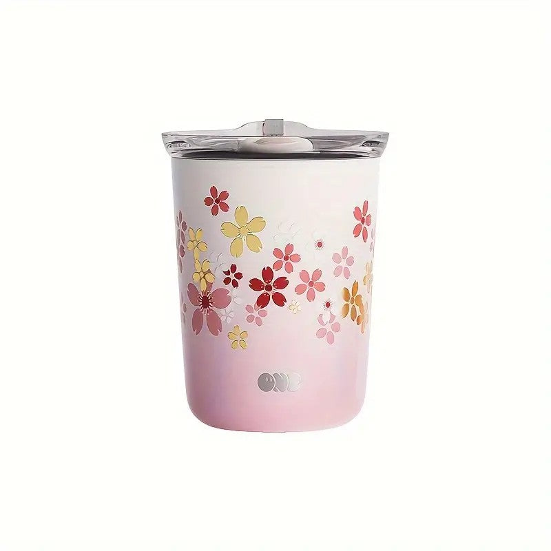 🌸 Vaso Termico De Sakura – Travel Mug ☕✨