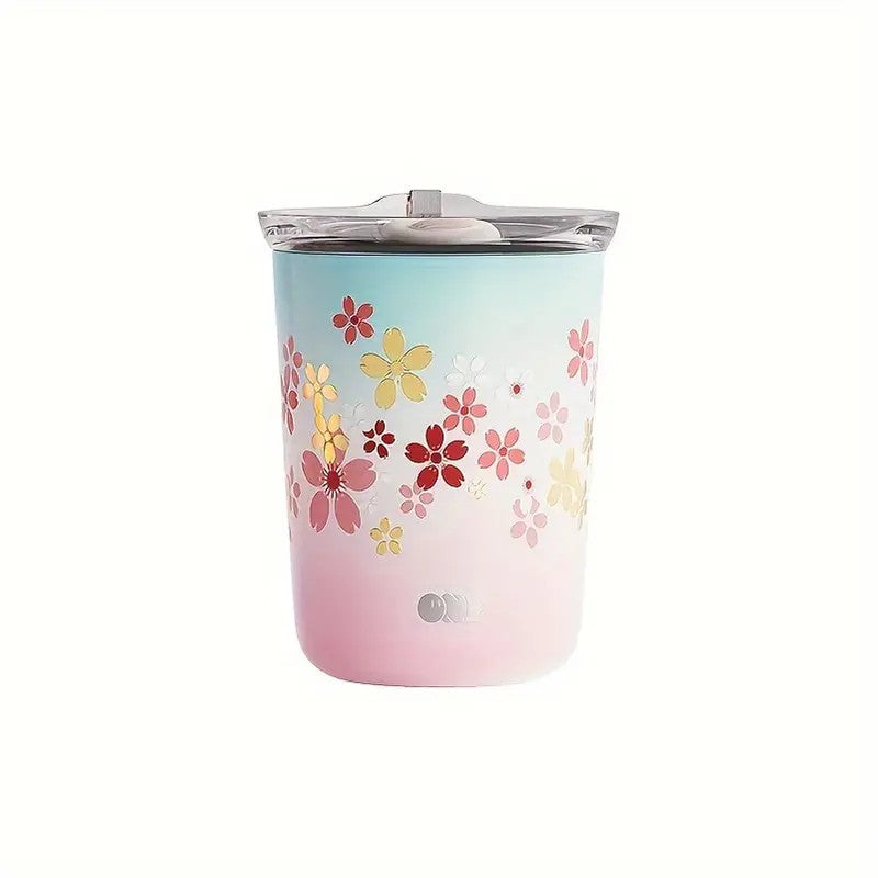 🌸 Vaso Termico De Sakura – Travel Mug ☕✨