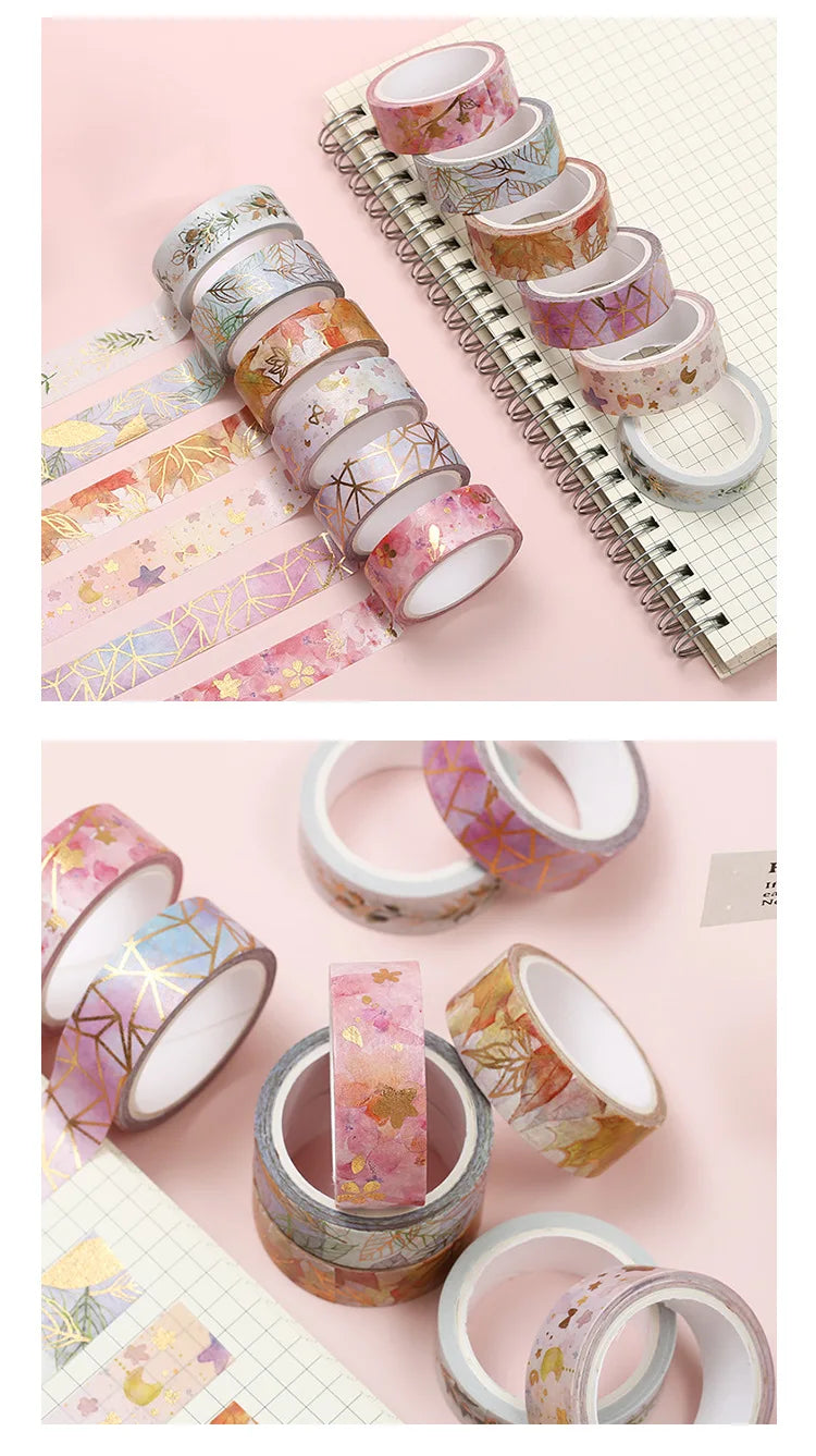 Set de Washi Tape Sakura – 6 rollos de inspiración primaveral ✨🌸