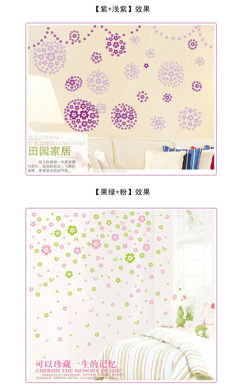 Vinilos de Sakura para Pared - 108 Pcs