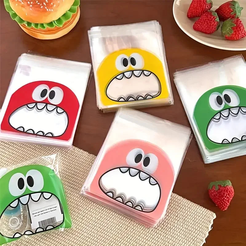 50pcs Bolsas Autoadhesivas para Dulces y Snacks (10x10cm) 🍭🍬