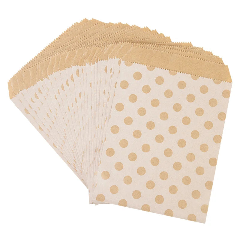 25/50Pcs Bolsas de Papel Kraft 🤎