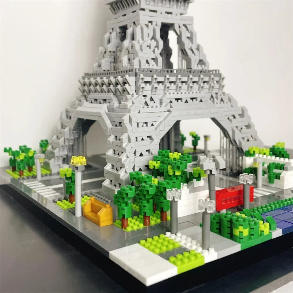 Mini Bloques de Construcción de la Torre Eiffel y escenarios de Francia 🏗️