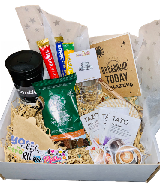Caja Tematica "Coffee & Tea Lovers - Contigo" ☕🍃