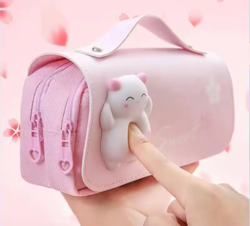 Estuche Kawaii porta lapices 🌈✨