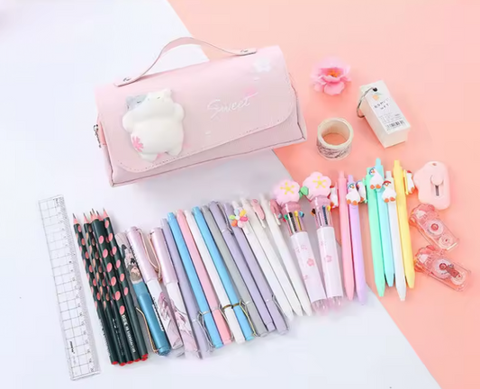 Estuche Kawaii porta lapices 🌈✨