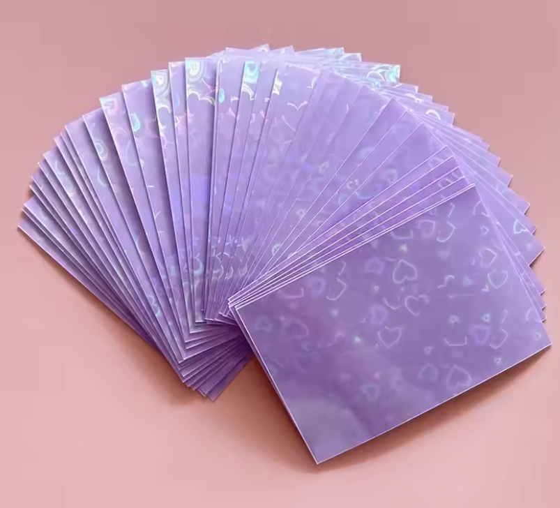 Fundas Photocard Kpop con Corazones Multicolor