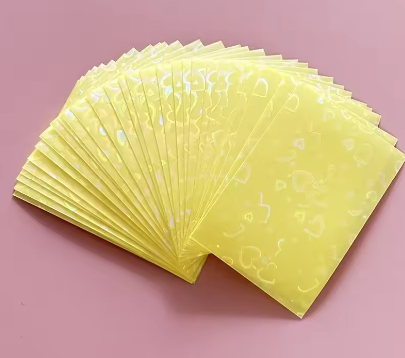 Fundas Photocard Kpop con Corazones Multicolor