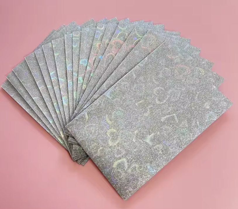 Fundas Photocard Kpop con Corazones Multicolor