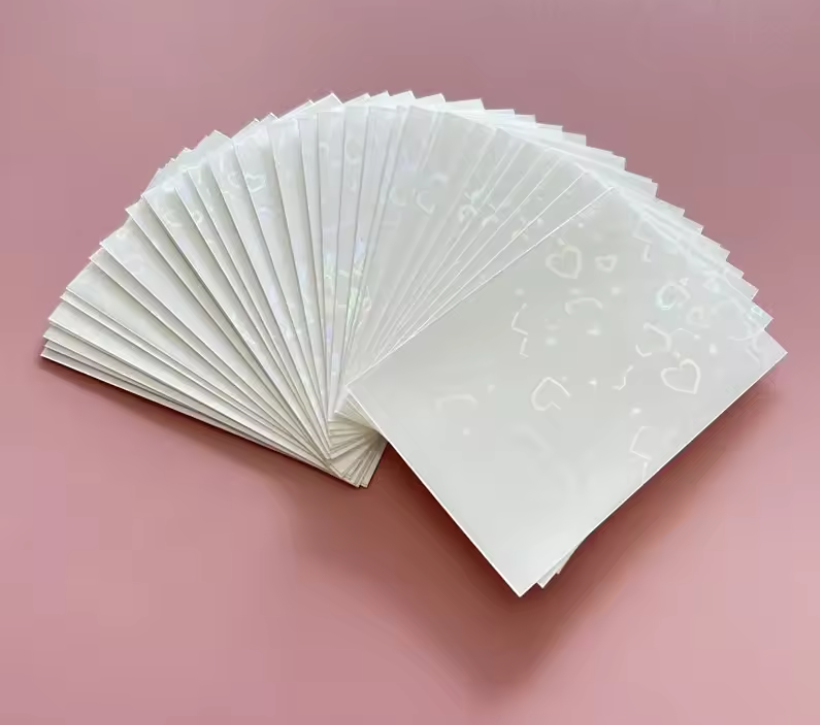 Fundas Photocard Kpop con Corazones Multicolor
