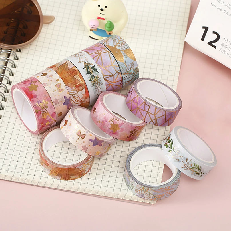 Set de Washi Tape Sakura – 6 rollos de inspiración primaveral ✨🌸