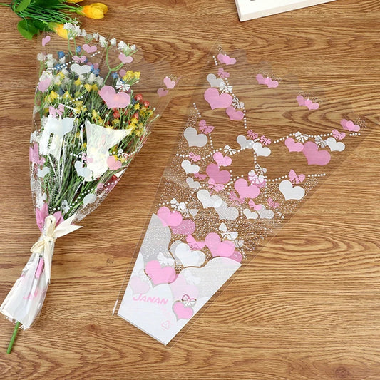 100pcs Fundas Plásticas Transparentes para Ramo de Flores🌹✨