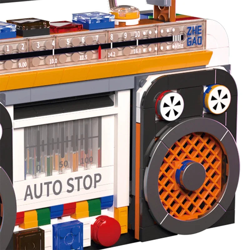 Bloques de construcción 554Pcs Modelo de Radio Retro 📻✨
