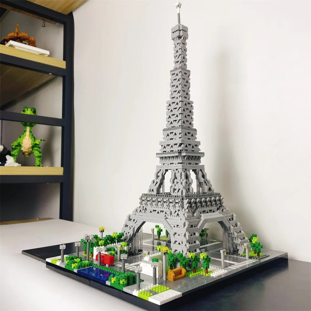 Mini Bloques de Construcción de la Torre Eiffel y escenarios de Francia 🏗️