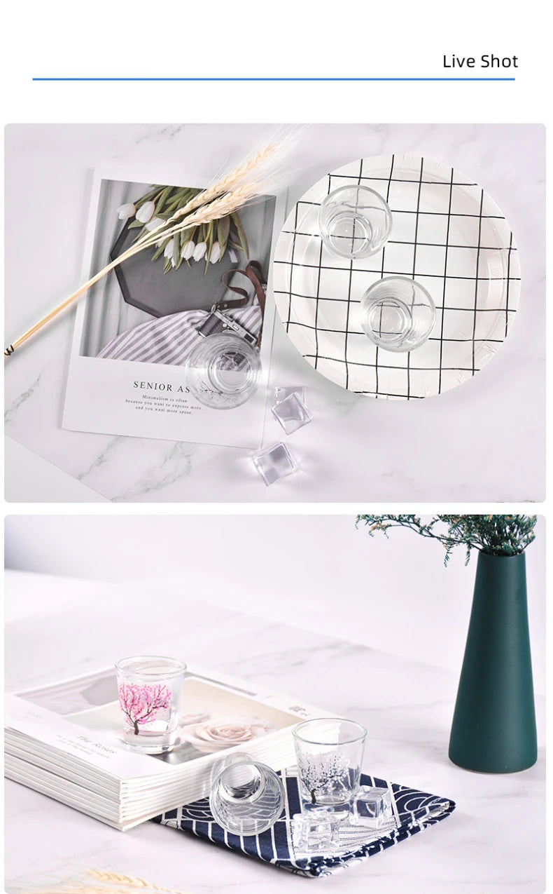 Set de 4 Vasos Shot Sakura cambian de color –  🌸 🥃
