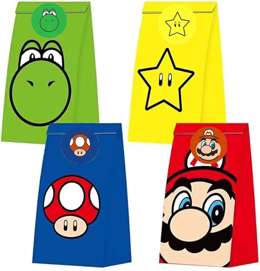 Bolsas de Regalo Temáticas de Super Mario🎮🫅🏻🍄