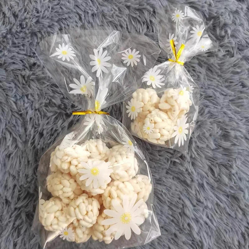 50Pcs Bolsitas Transparentes "Daisy" 🌼