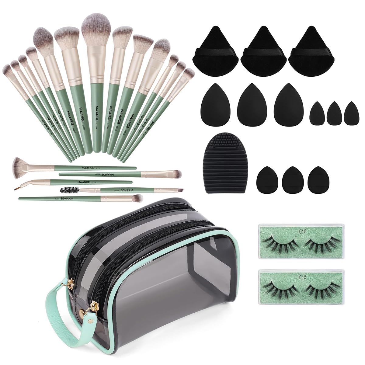 Set Brochas Maquillaje (x34 Piezas)