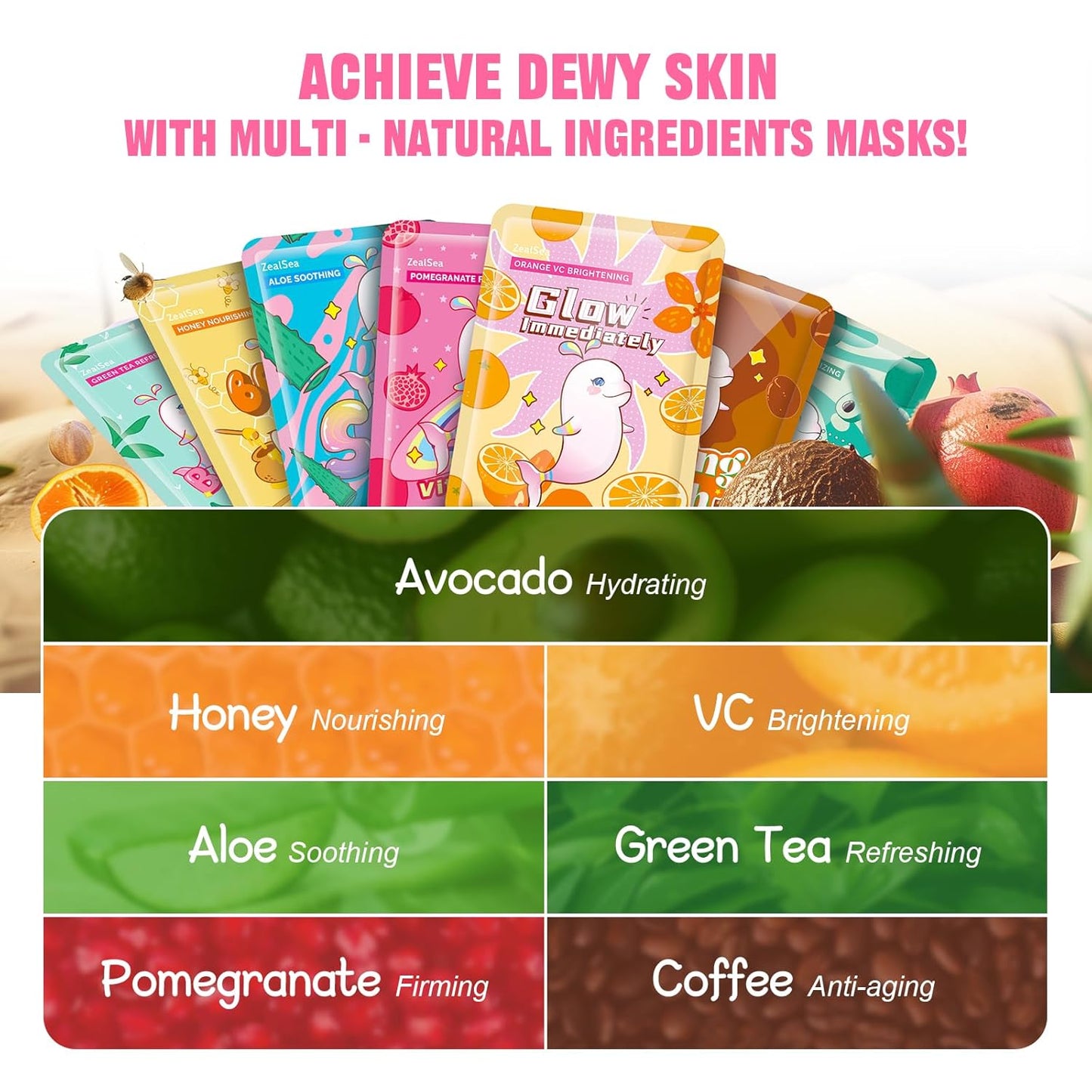 Set de Mascarillas Faciales 7 Días