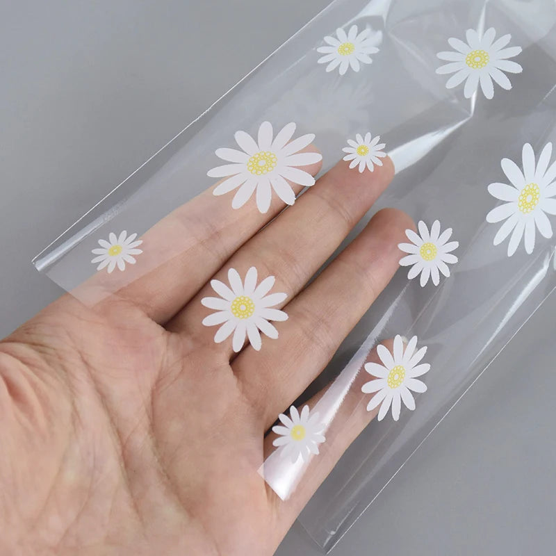50Pcs Bolsitas Transparentes "Daisy" 🌼