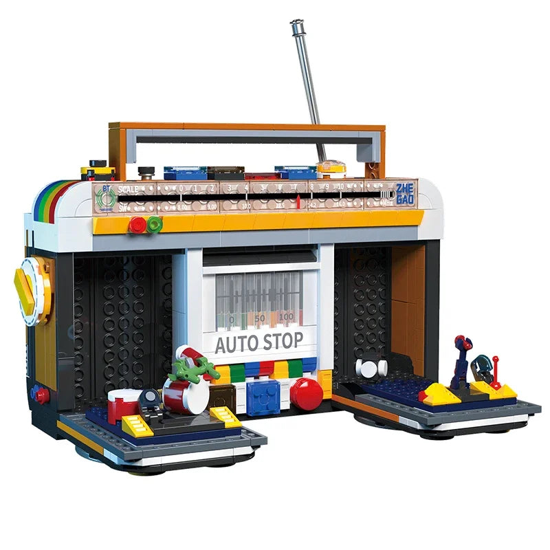 Bloques de construcción 554Pcs Modelo de Radio Retro 📻✨