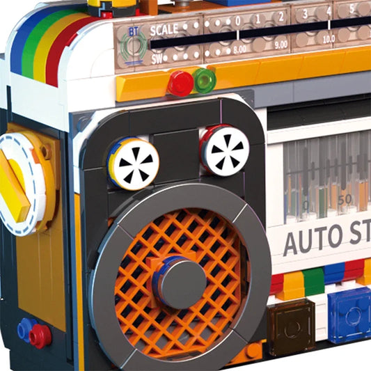 Bloques de construcción 554Pcs Modelo de Radio Retro 📻✨