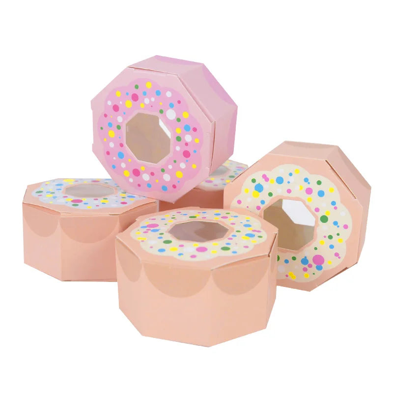 Set de 10 Cajas Temáticas de Donuts