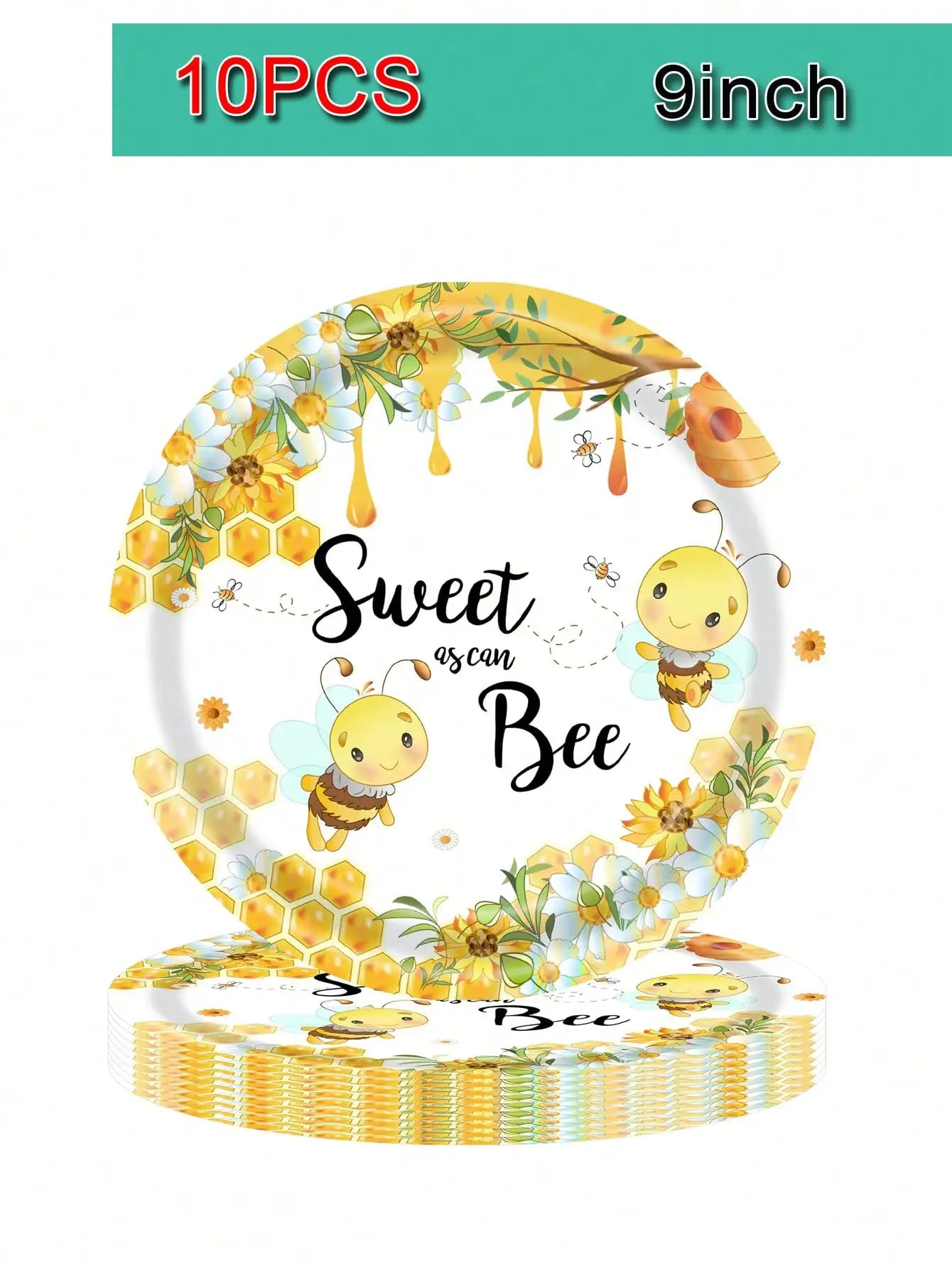 Vajilla Desechable “Bee Party” 🐝🎈🎉🥳