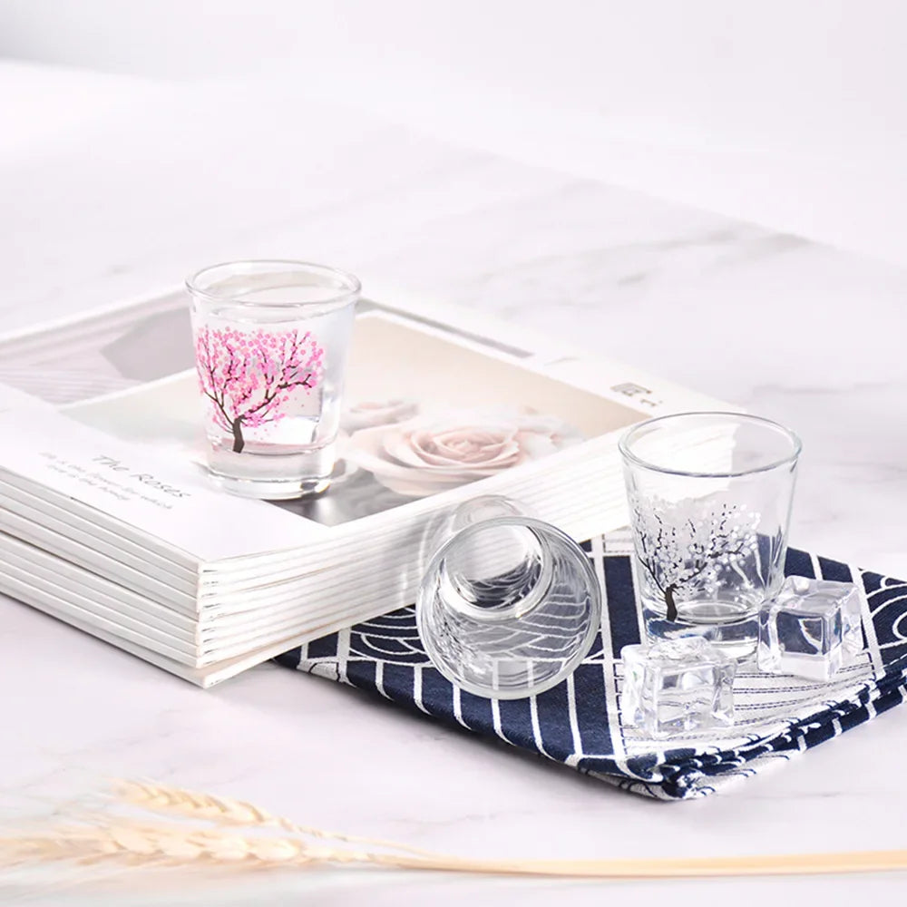 Set de 4 Vasos Shot Sakura cambian de color –  🌸 🥃