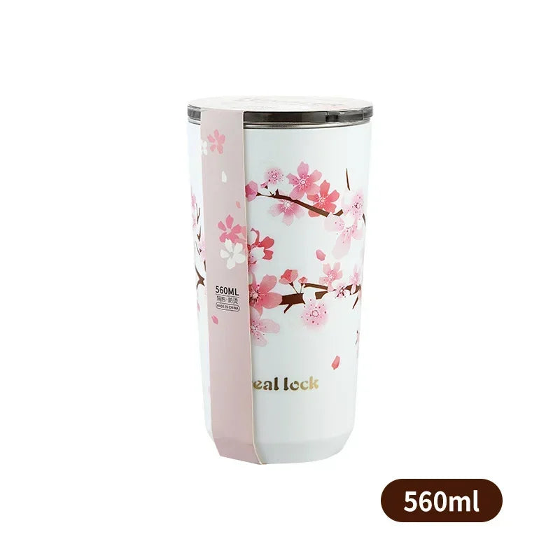 Termo Sakura en Acero Inoxidable 🌸☕