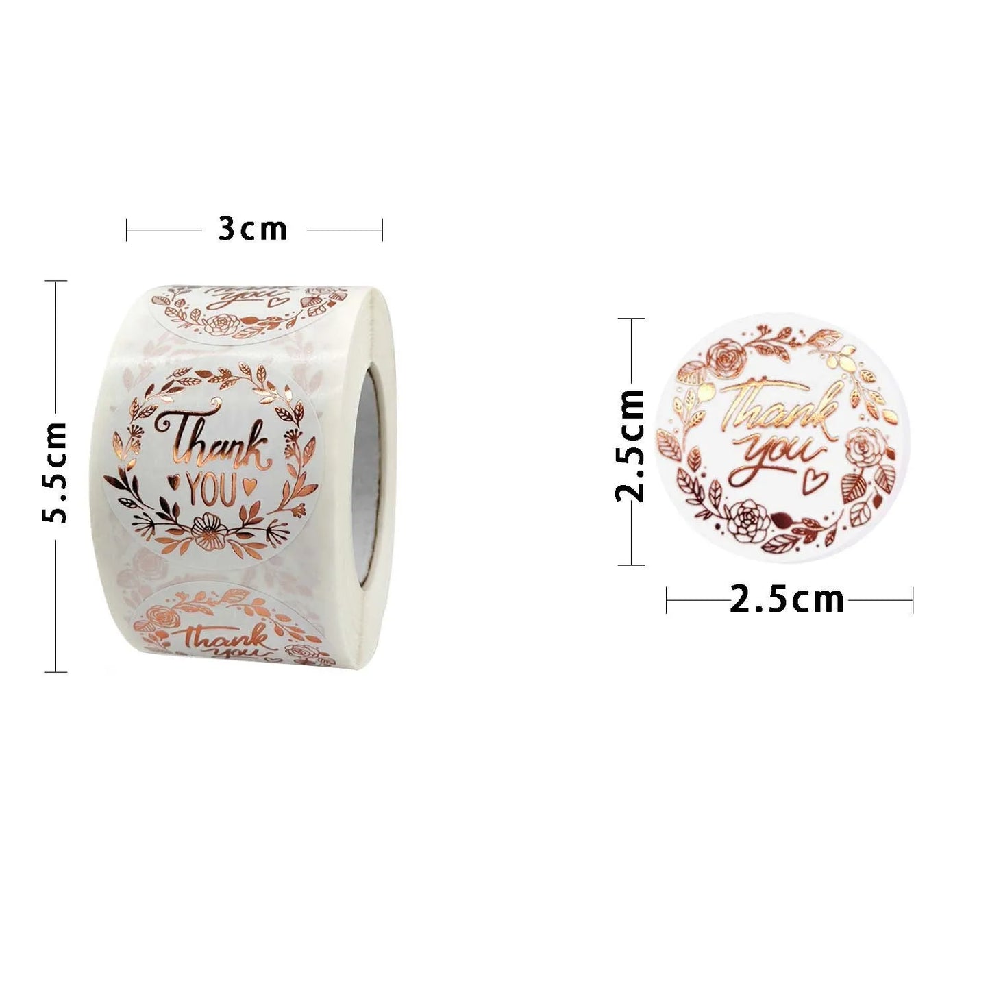 Stickers de Lujo Rose Golden